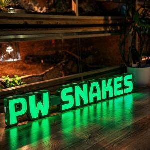 LED Namensschild personalisiert 15cm